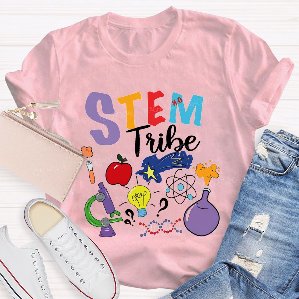 Stem Tribe Science Laboratory Equipment Teacher T-shirt