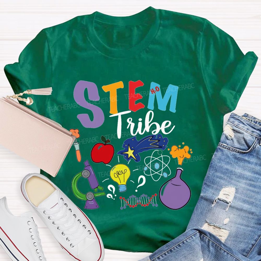 Stem Tribe Science Laboratory Equipment Teacher T-shirt