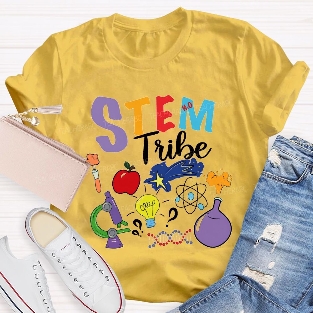 Stem Tribe Science Laboratory Equipment Teacher T-shirt