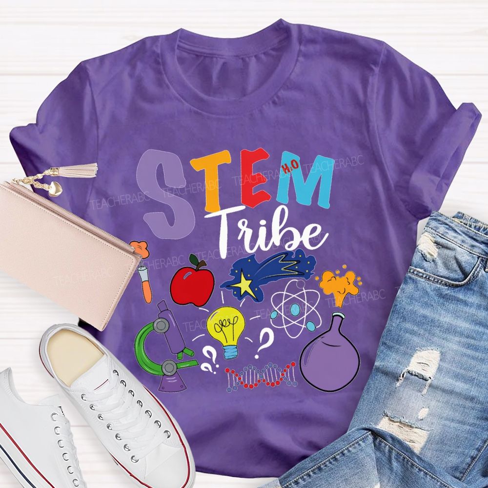 Stem Tribe Science Laboratory Equipment Teacher T-shirt
