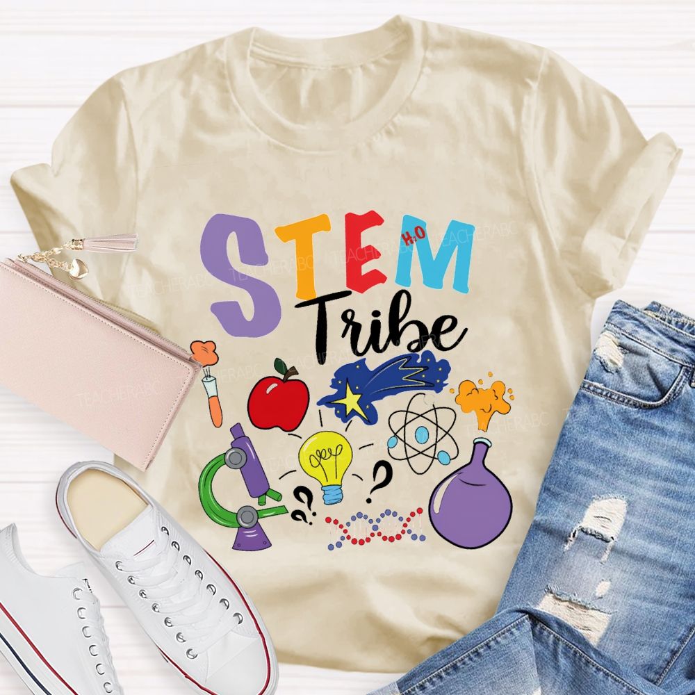 Stem Tribe Science Laboratory Equipment Teacher T-shirt