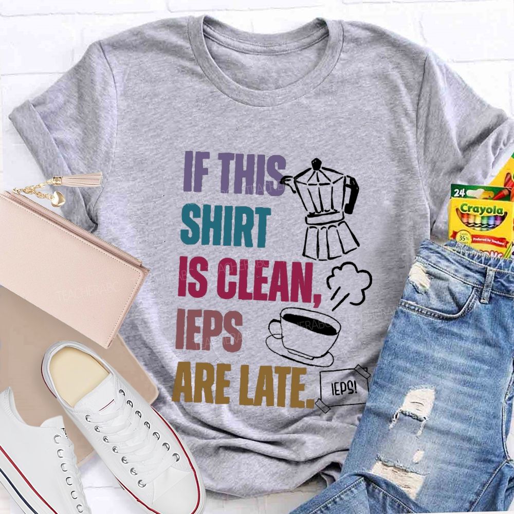 If This Shirt Is Clean IEPs Are Late Teacher T-shirt