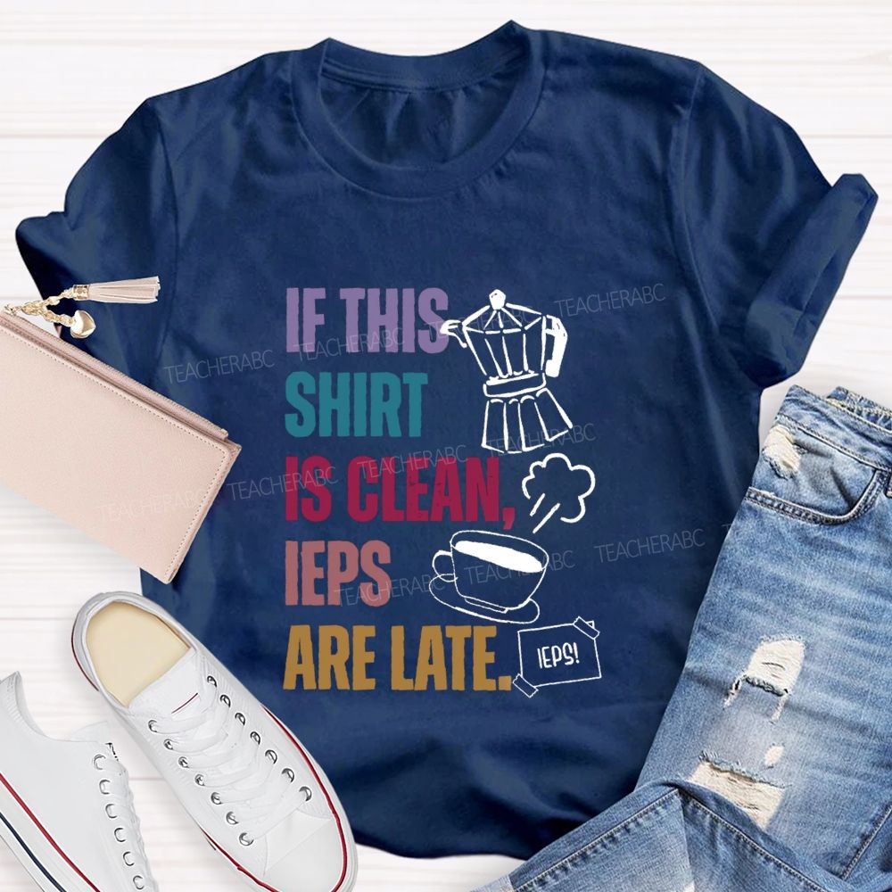 If This Shirt Is Clean IEPs Are Late Teacher T-shirt