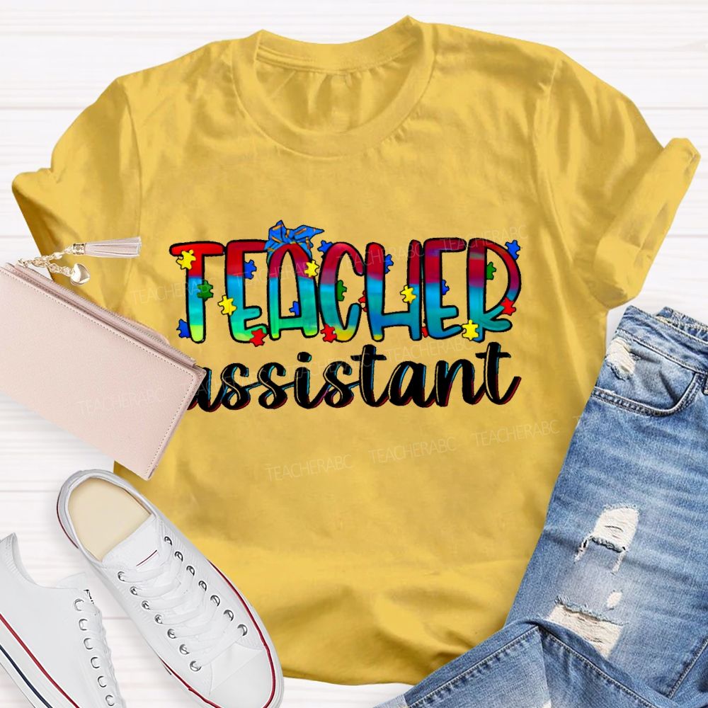 Teacher Assistant Puzzle Teacher T-shirt