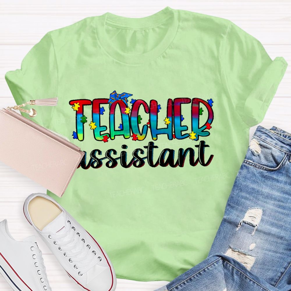 Teacher Assistant Puzzle Teacher T-shirt