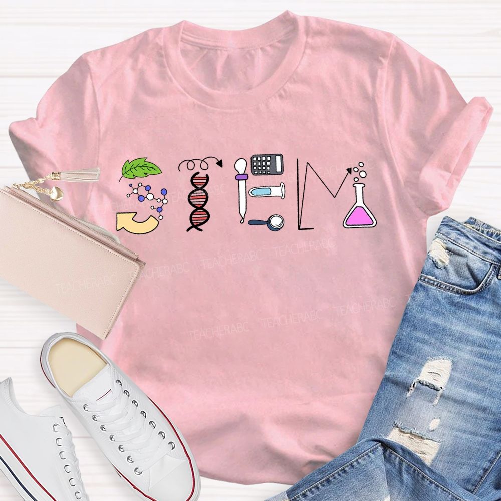 Stem Color Science Experiment Equipment T-shirt