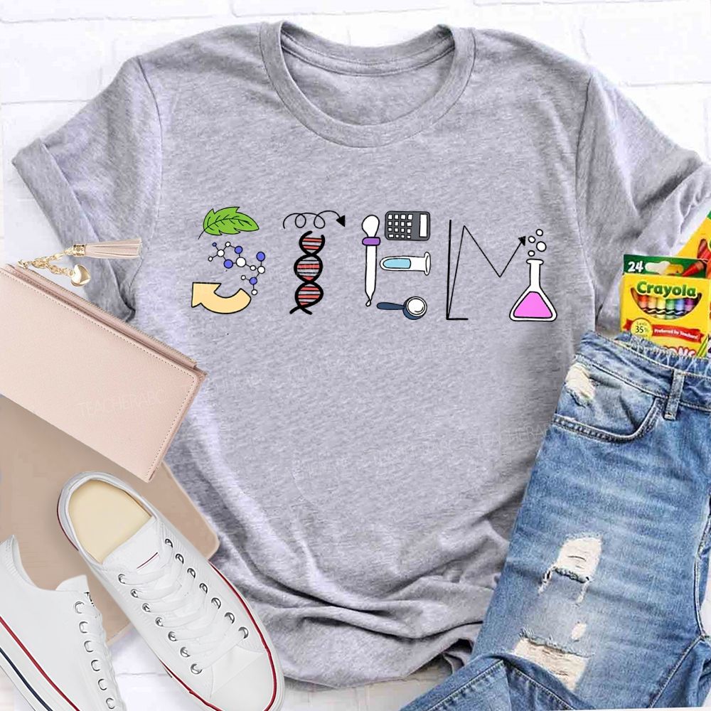 Stem Color Science Experiment Equipment T-shirt