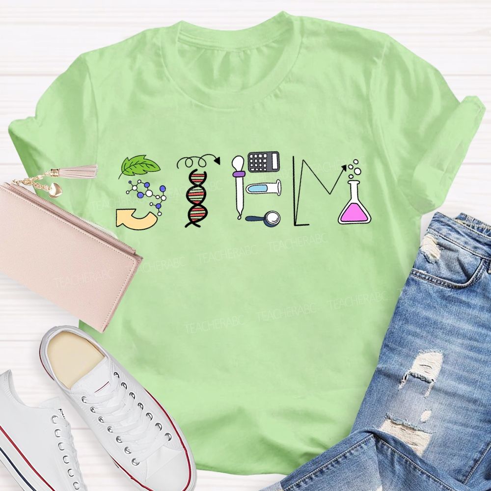 Stem Color Science Experiment Equipment T-shirt