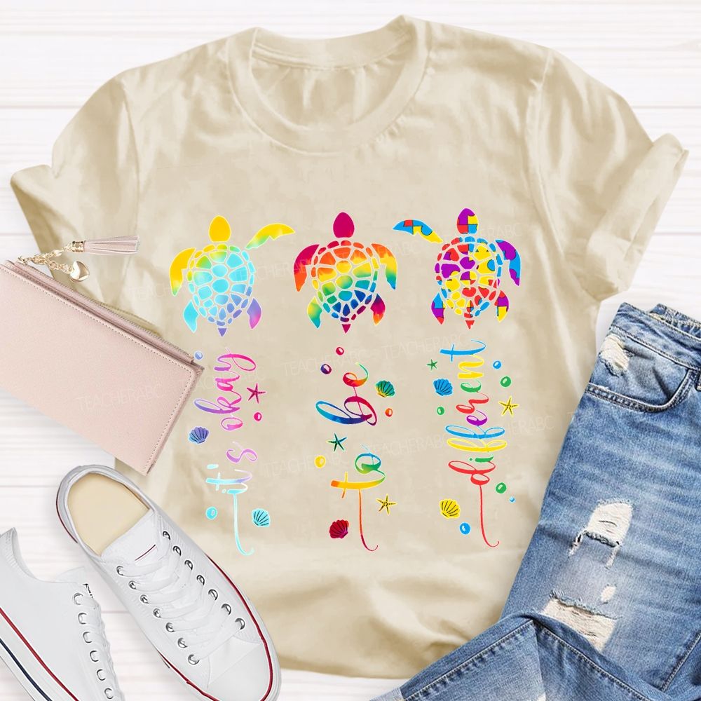 It'S Okay To Be A Turtle Of A Different Color T-shirt