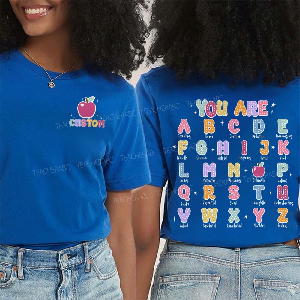 Personalized Name You Are Accepting Brave Creative Dedicated Double Printed T-shirt