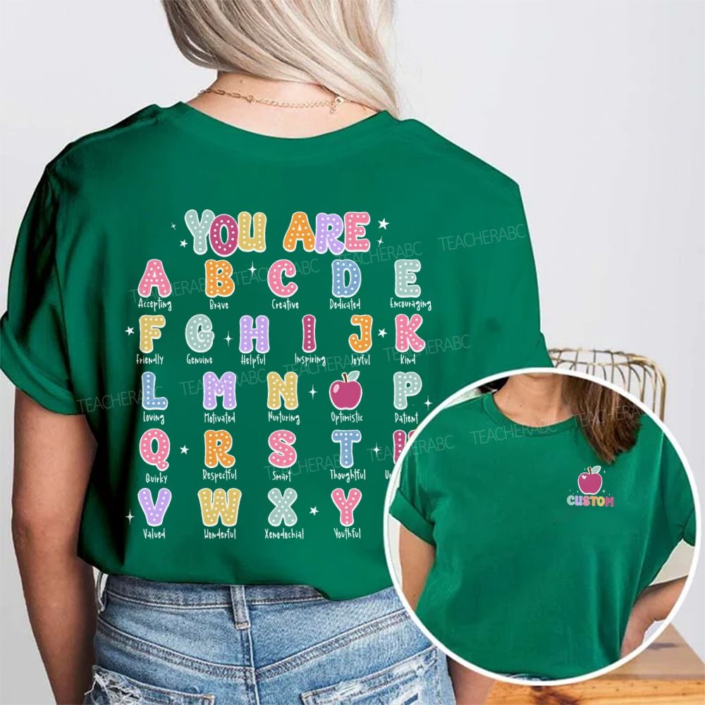 Personalized Name You Are Accepting Brave Creative Dedicated Double Printed T-shirt