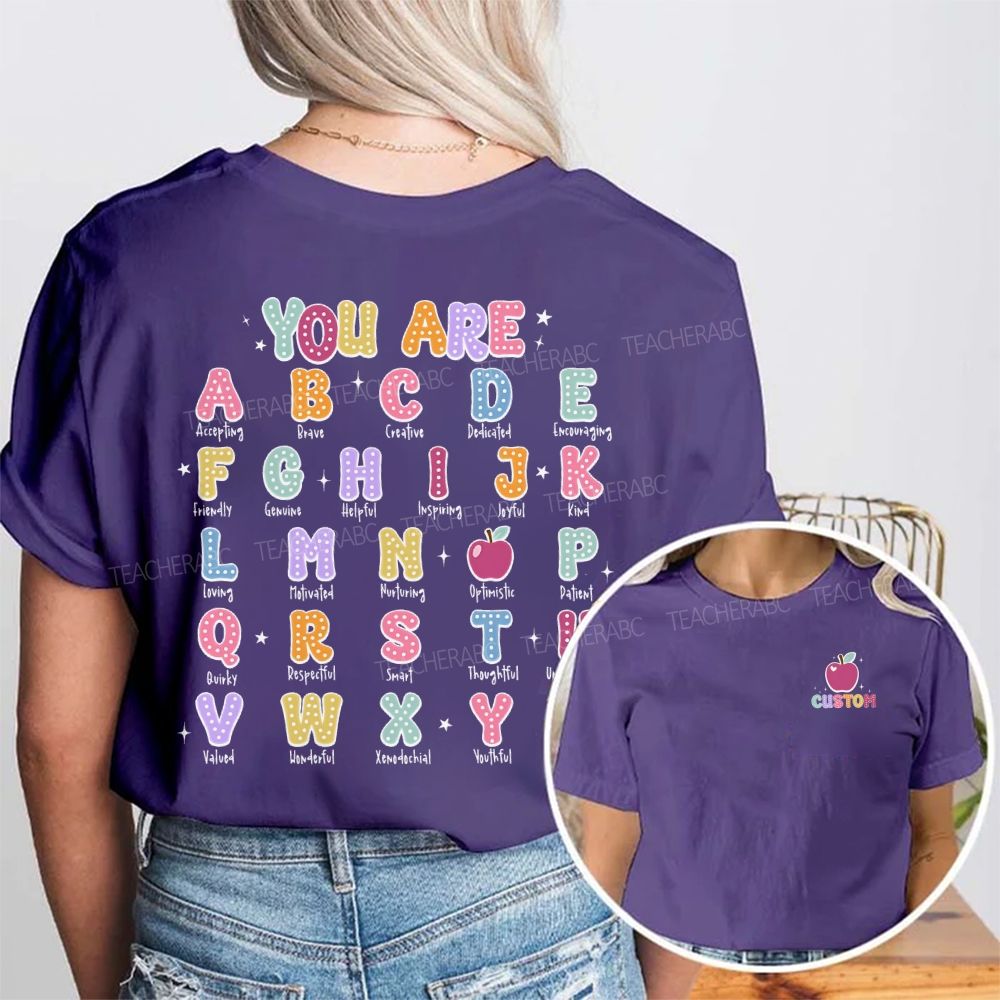 Personalized Name You Are Accepting Brave Creative Dedicated Double Printed T-shirt