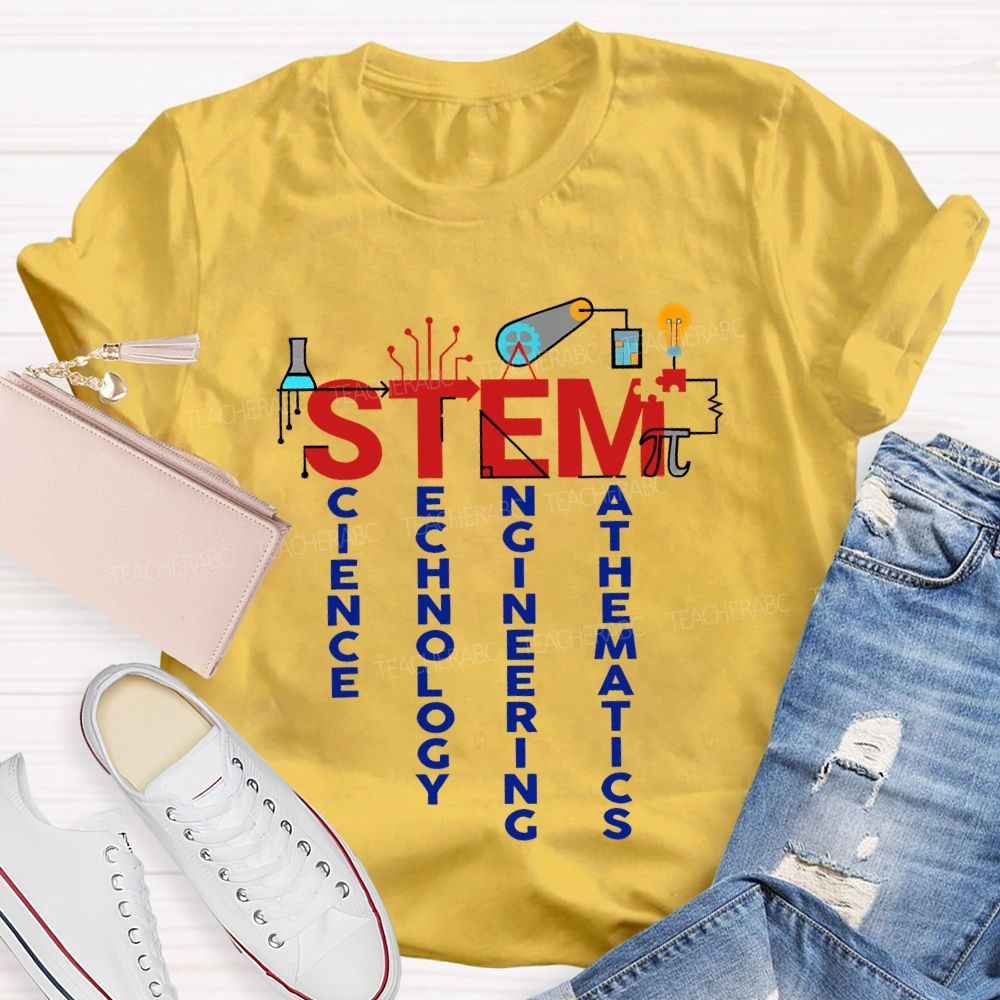 Stem Science Technology Engineering Math Teacher T-shirt