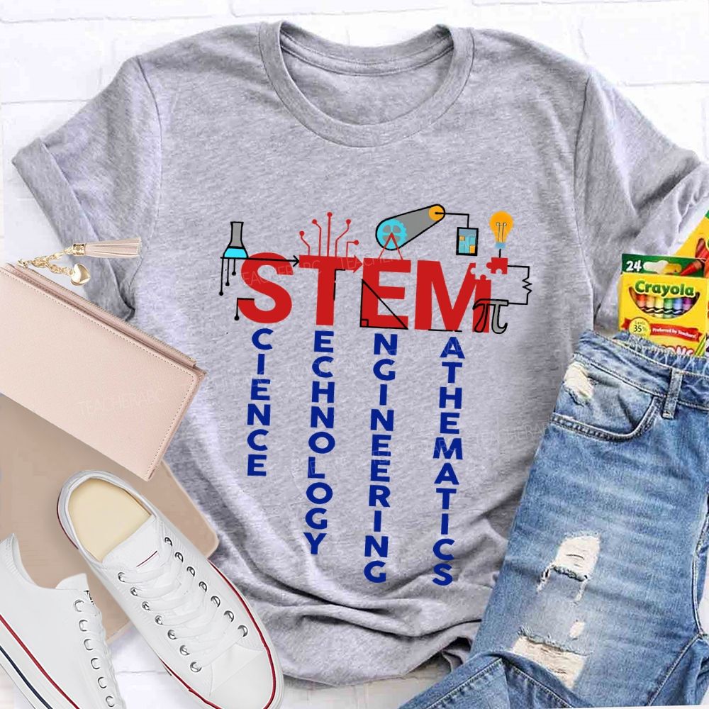 Stem Science Technology Engineering Math Teacher T-shirt