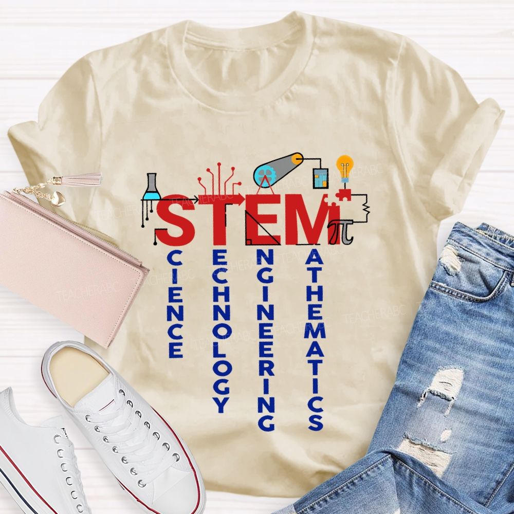 Stem Science Technology Engineering Math Teacher T-shirt
