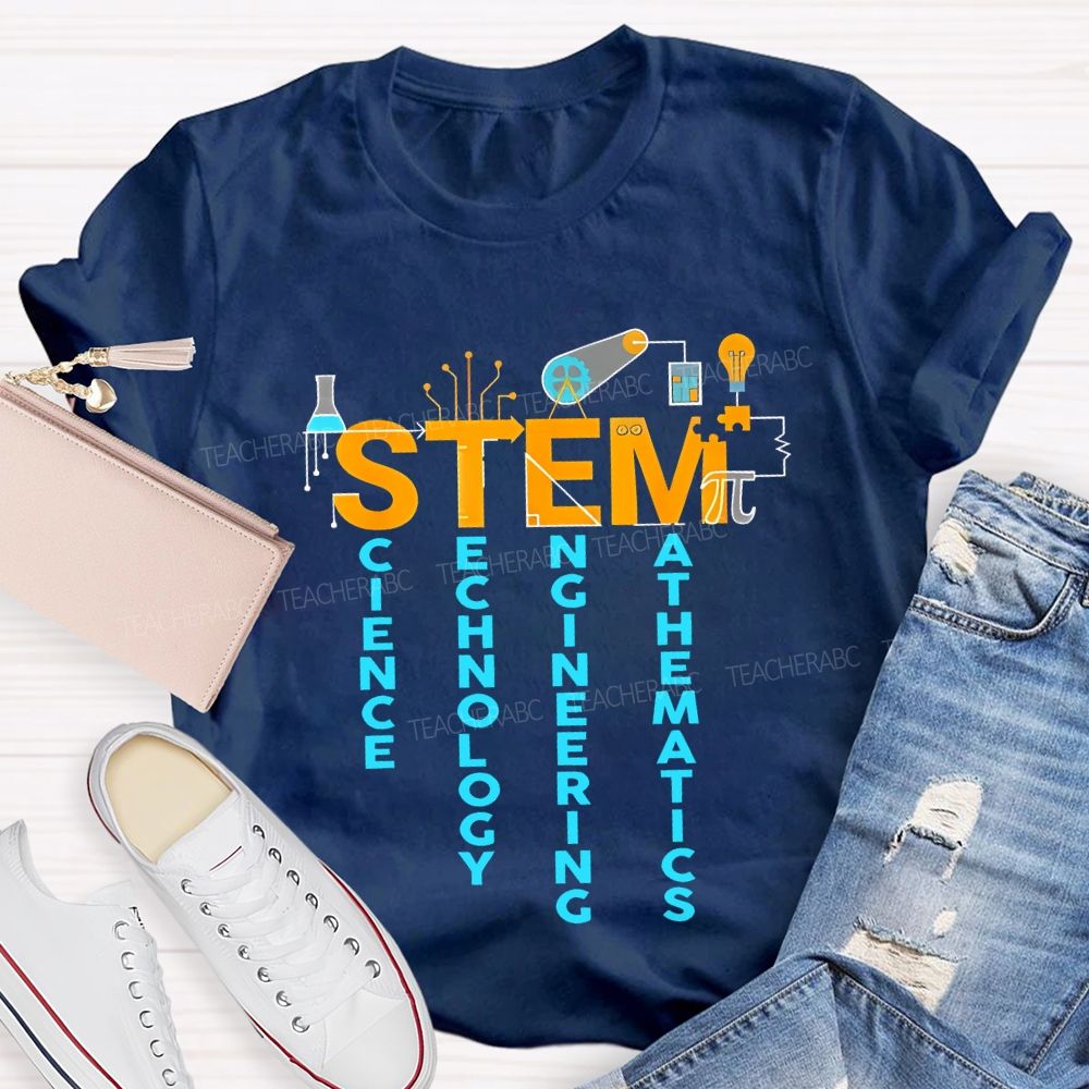 Stem Science Technology Engineering Math Teacher T-shirt
