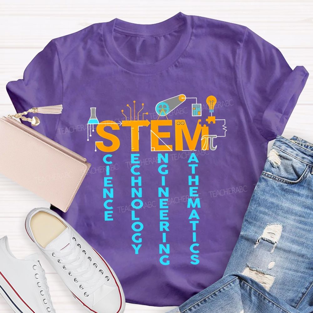 Stem Science Technology Engineering Math Teacher T-shirt