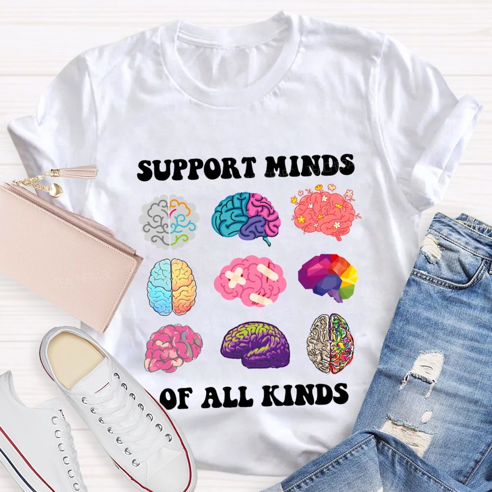 Support Minds Of All Kinds Special Education T-shirt
