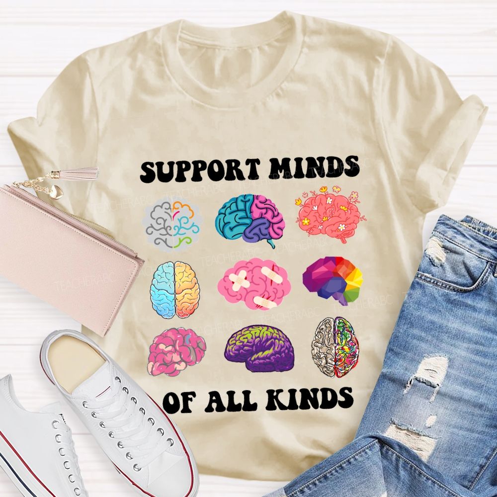 Support Minds Of All Kinds Special Education T-shirt
