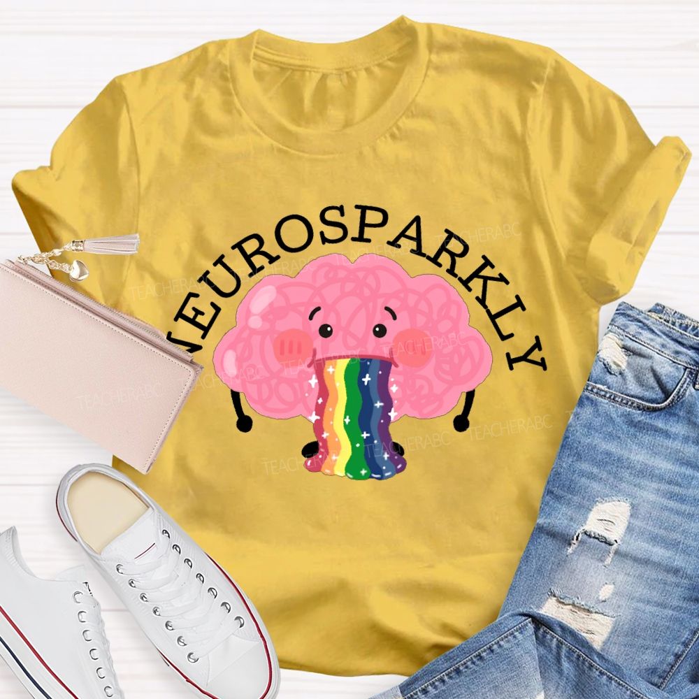 My Brain Is Different But That'S What Makes Me Shine T-shirt