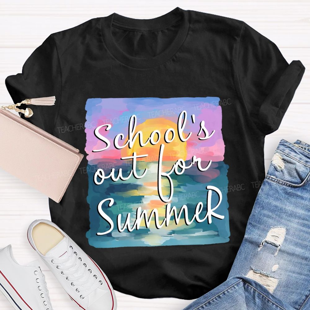 School's Out For Summer Summer Vacation Teacher T-Shirt