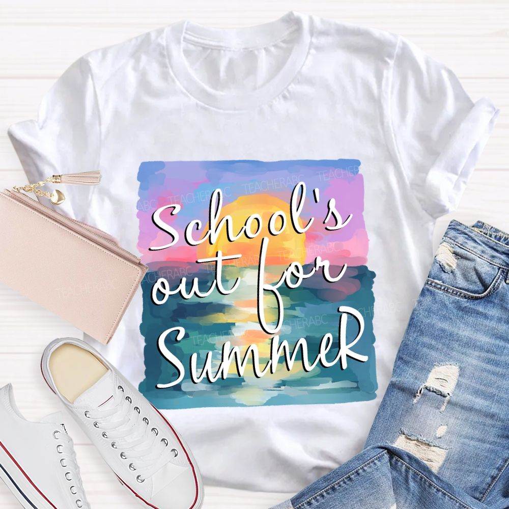 School's Out For Summer Summer Vacation Teacher T-Shirt