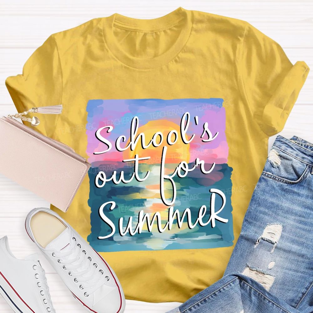 School's Out For Summer Summer Vacation Teacher T-Shirt