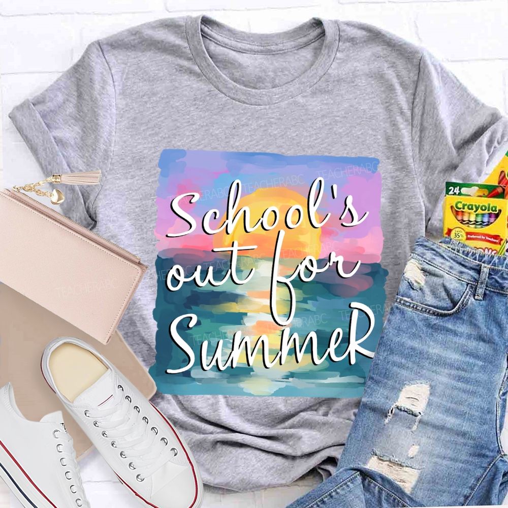 School's Out For Summer Summer Vacation Teacher T-Shirt
