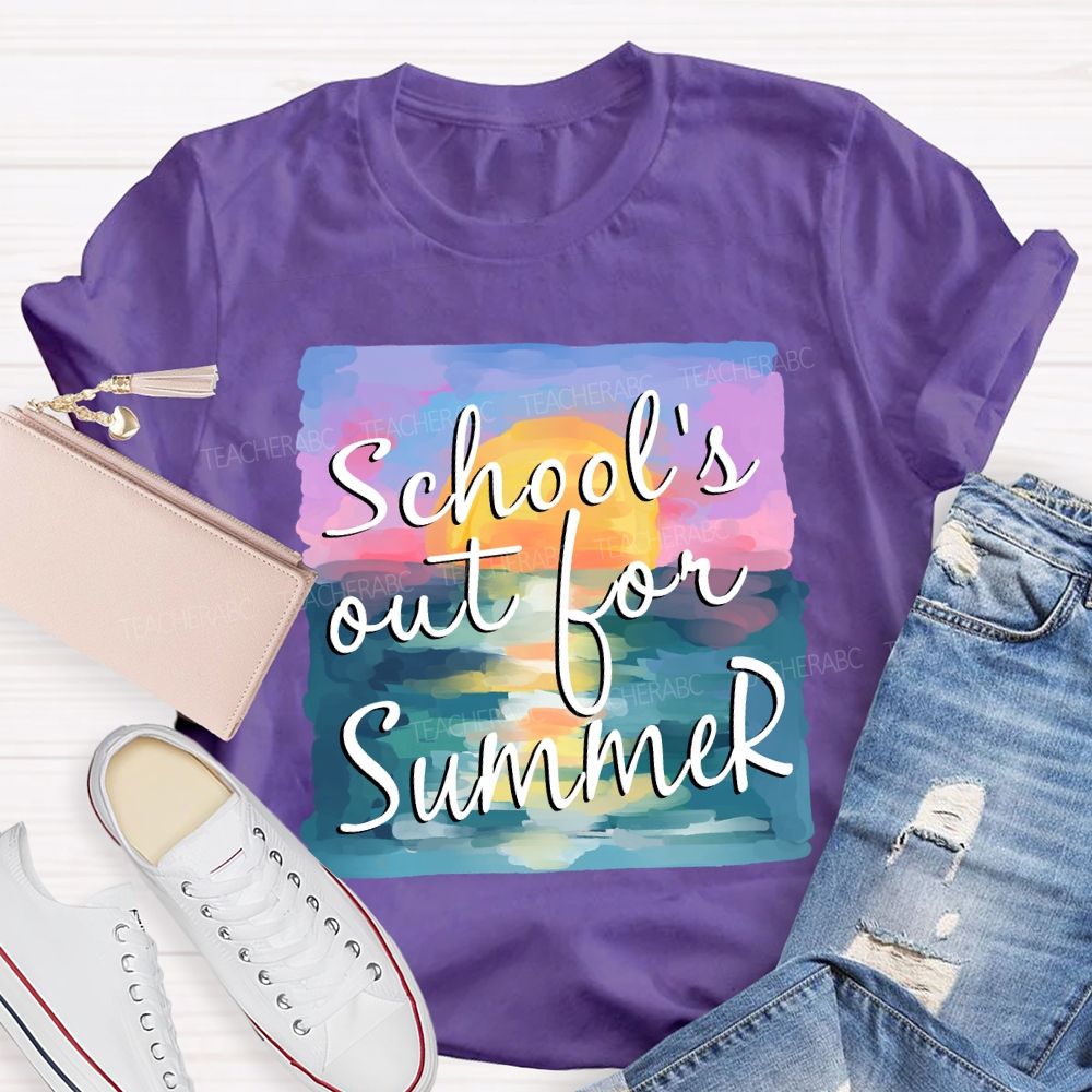 School's Out For Summer Summer Vacation Teacher T-Shirt