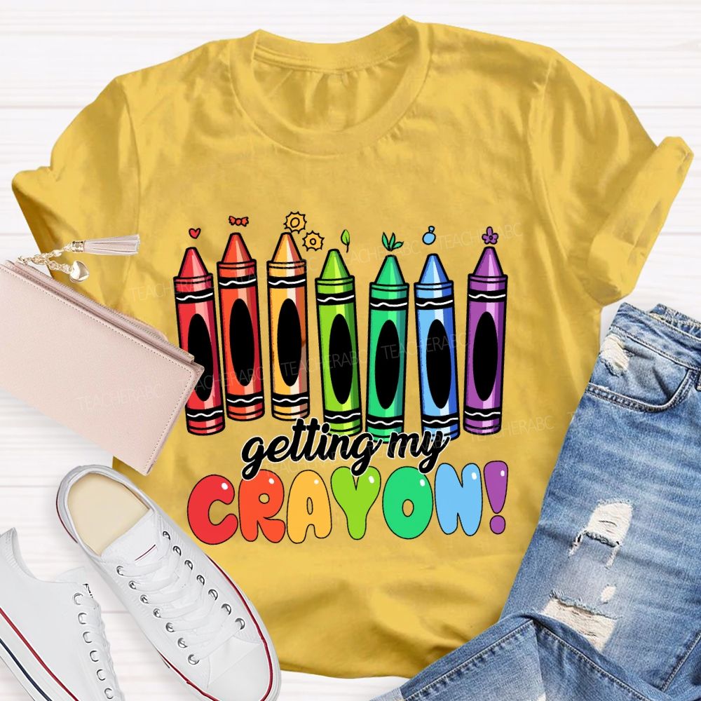 Getting My Crayon Art Teacher T-shirt
