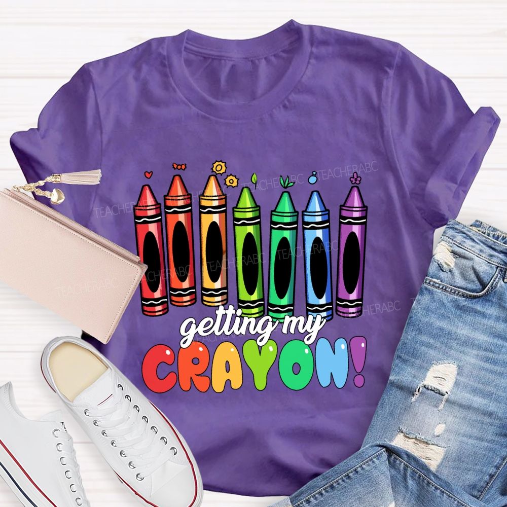 Getting My Crayon Art Teacher T-shirt