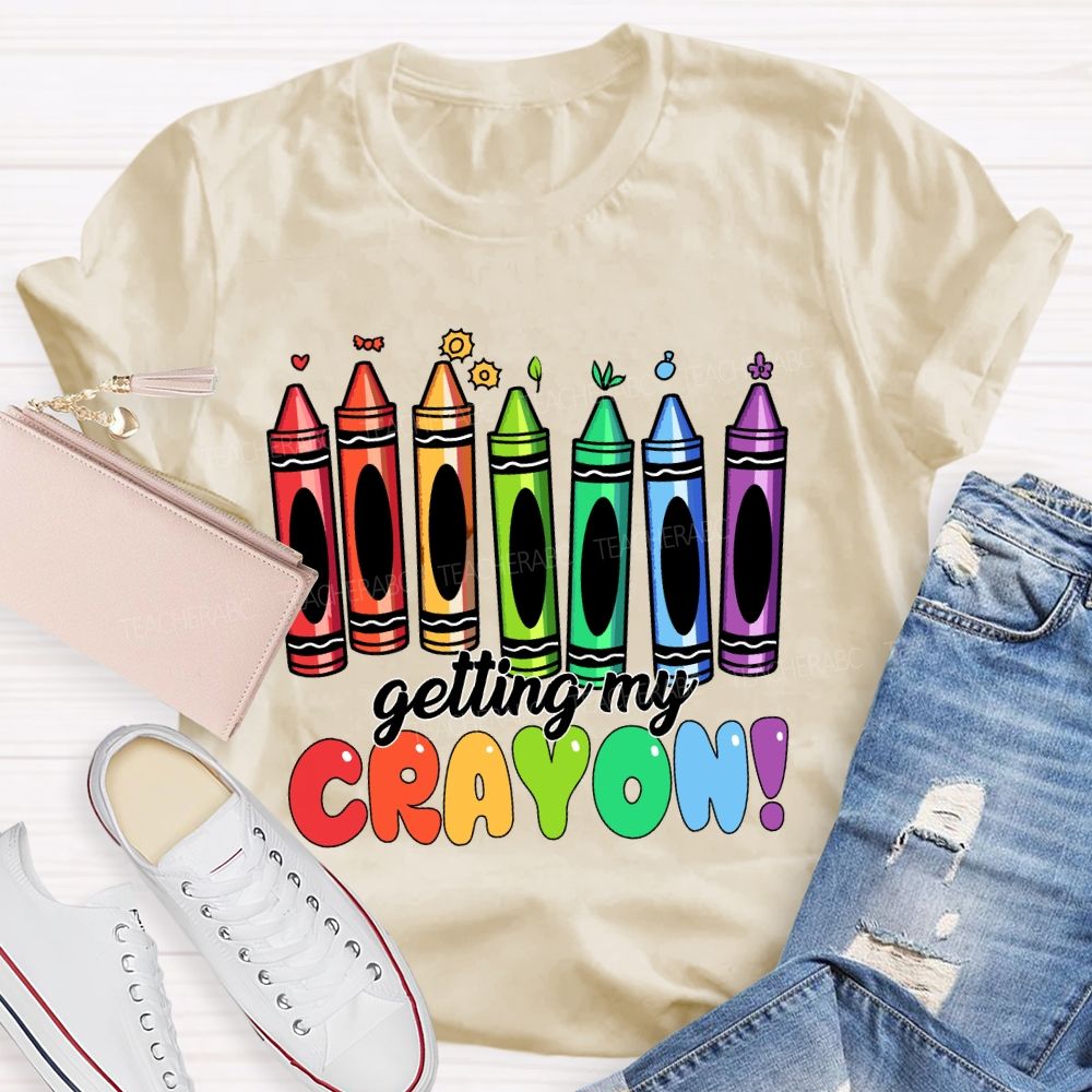 Getting My Crayon Art Teacher T-shirt