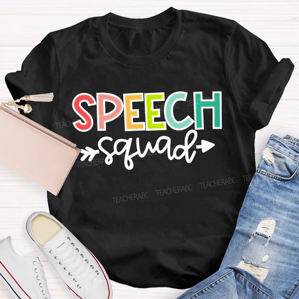 Speech Squad Special Education Teacher T-shirt
