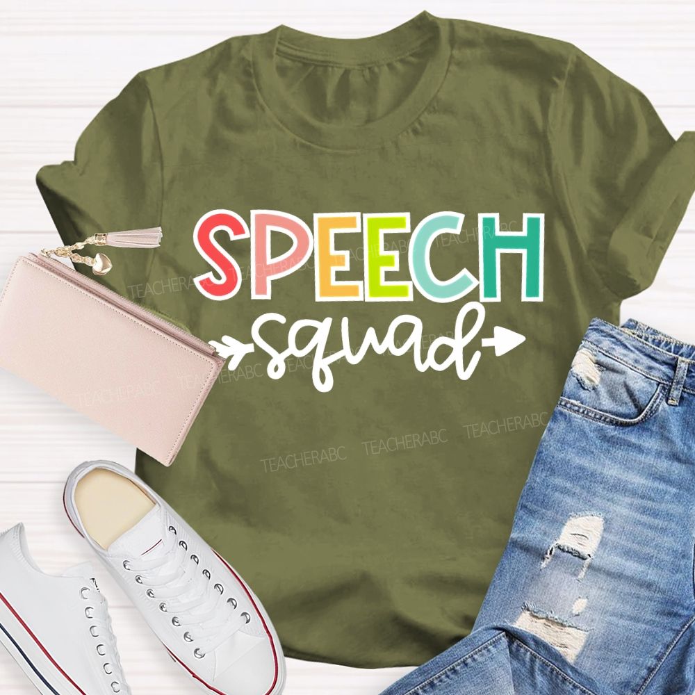 Speech Squad Special Education Teacher T-shirt