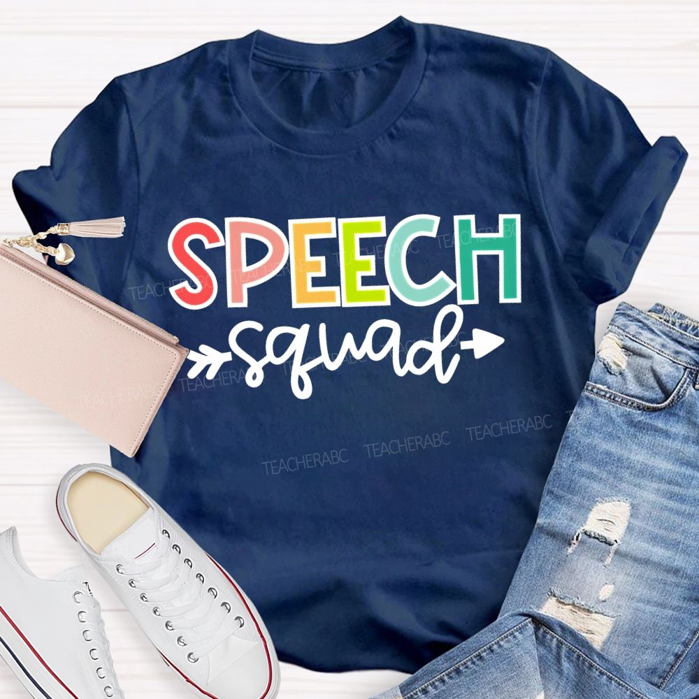 Speech Squad Special Education Teacher T-shirt