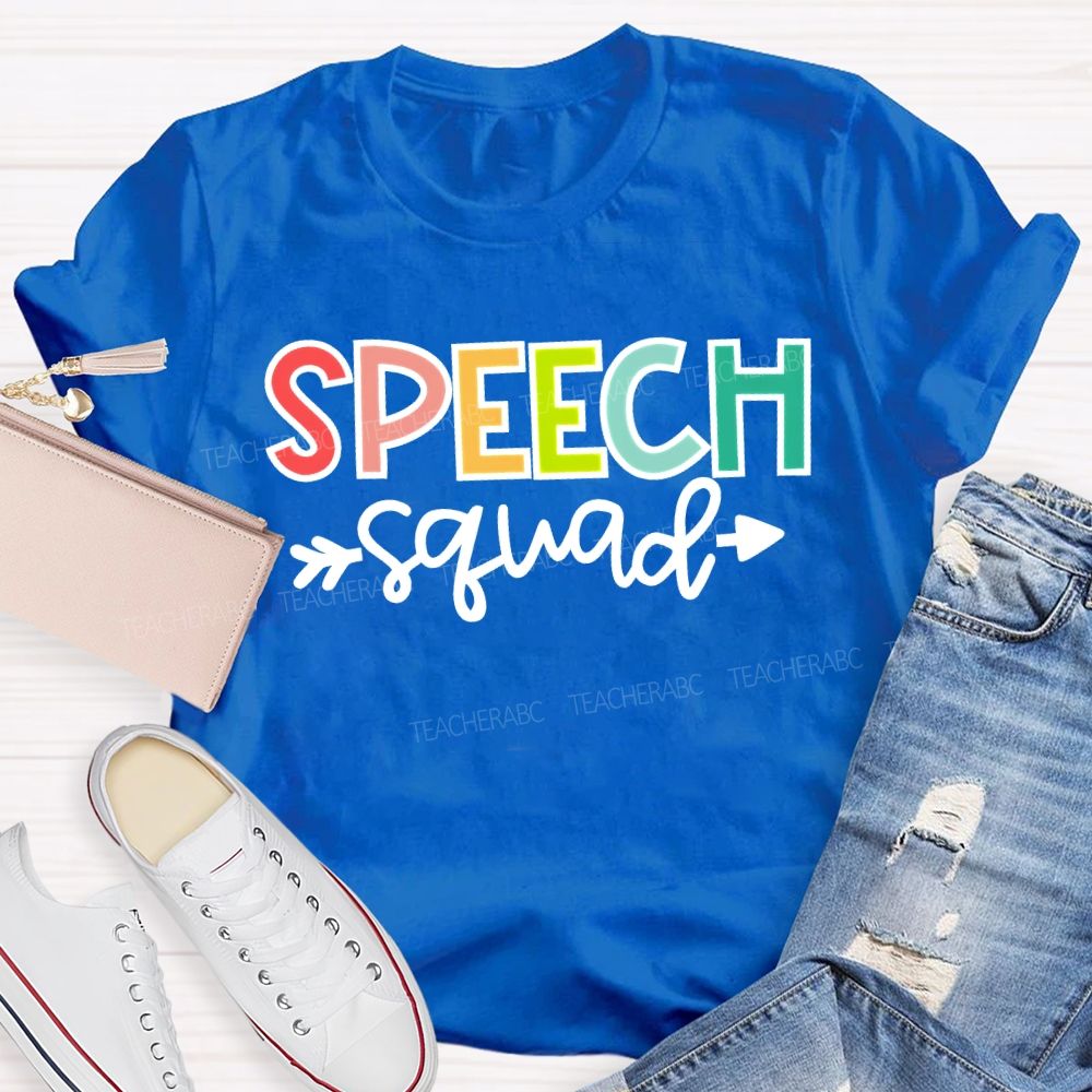 Speech Squad Special Education Teacher T-shirt
