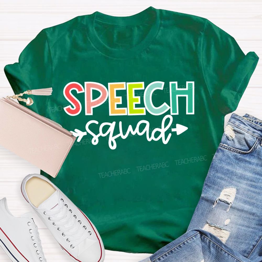 Speech Squad Special Education Teacher T-shirt