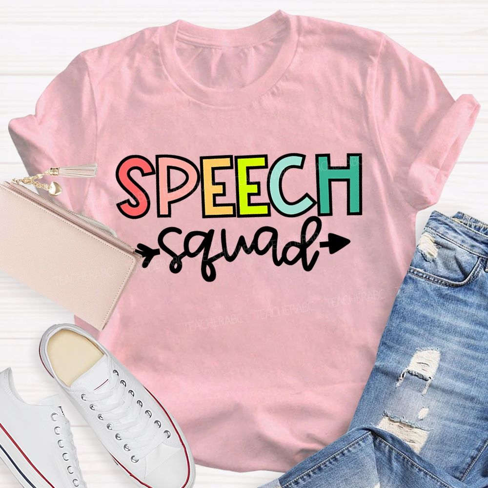 Speech Squad Special Education Teacher T-shirt