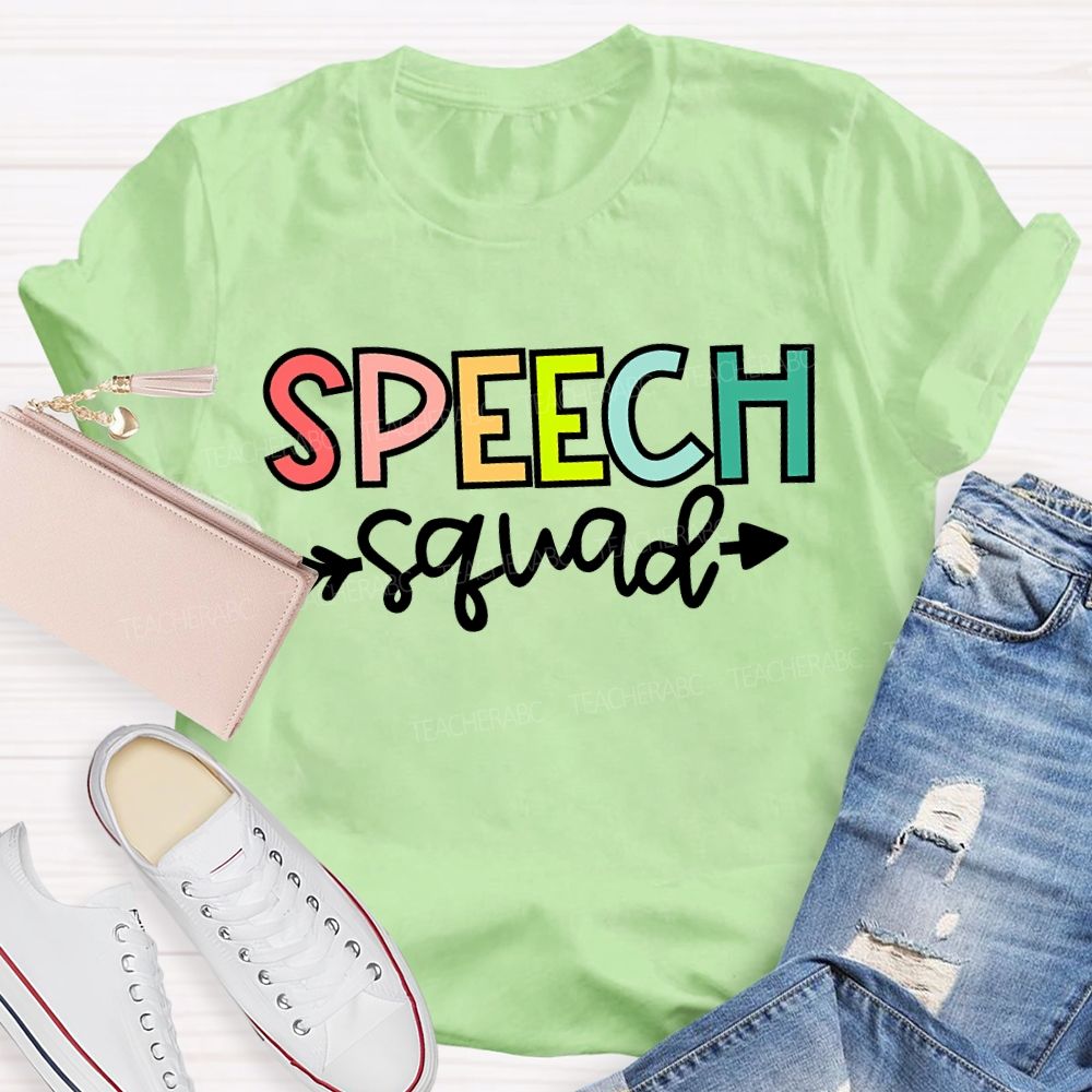 Speech Squad Special Education Teacher T-shirt