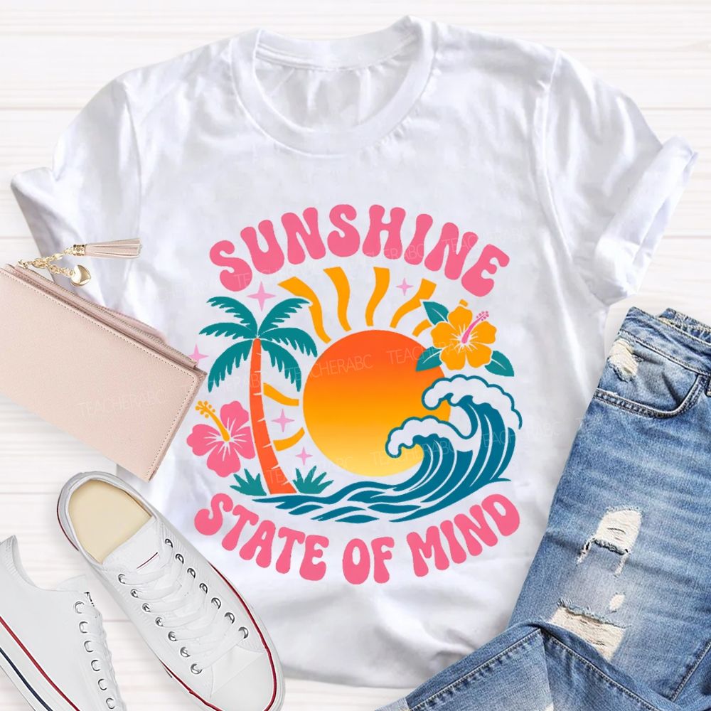 Sunshine State Mind Teacher T-shirt