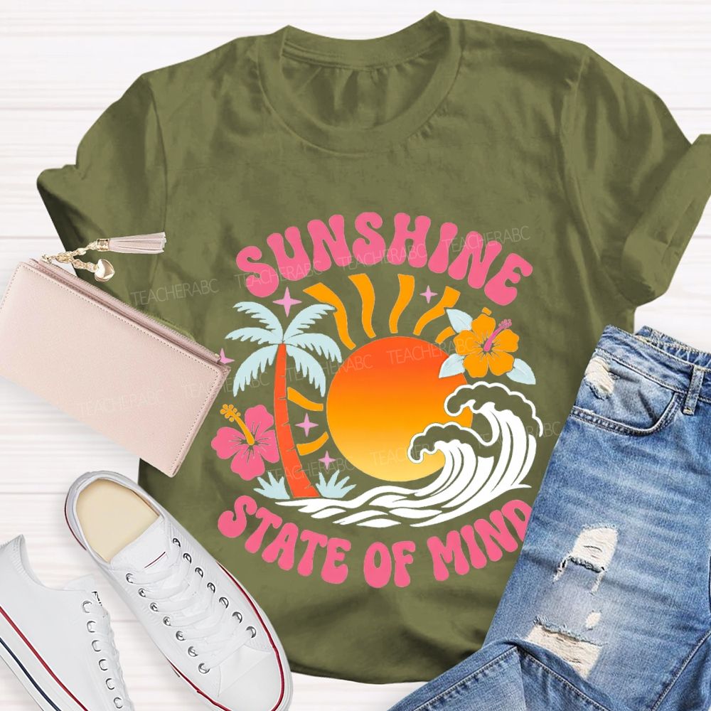 Sunshine State Mind Teacher T-shirt