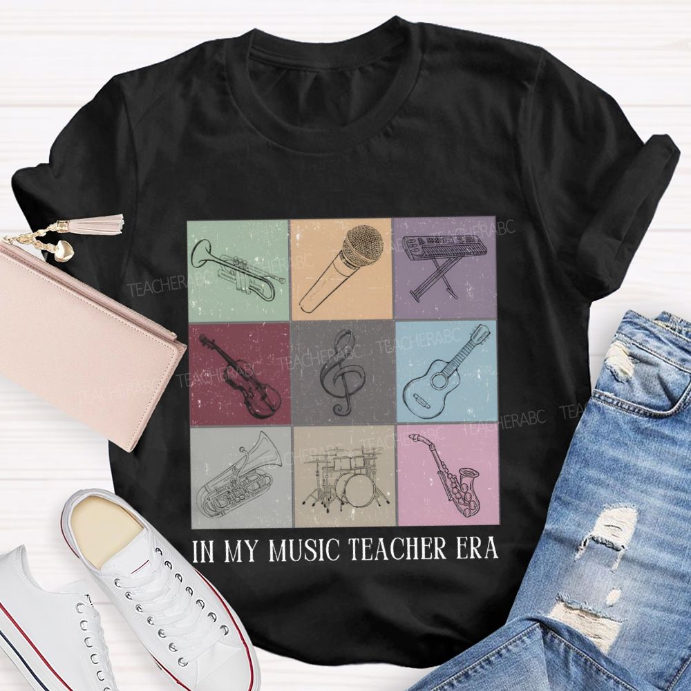 In My Music Teacher Era Teacher T-shirt