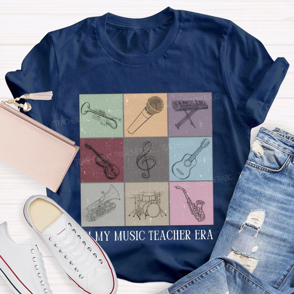 In My Music Teacher Era Teacher T-shirt
