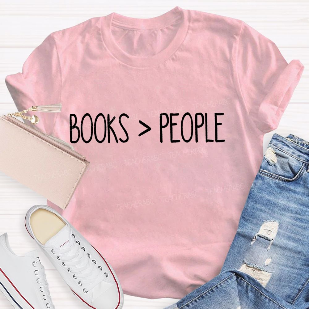 Books > People Letters Teacher T-shirt