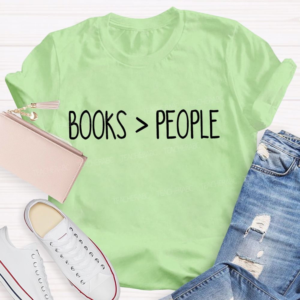 Books > People Letters Teacher T-shirt