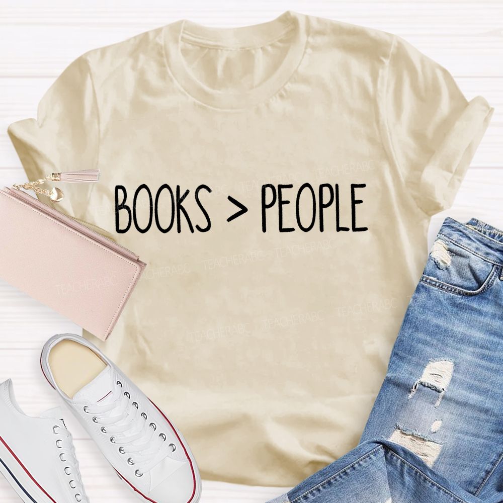 Books > People Letters Teacher T-shirt