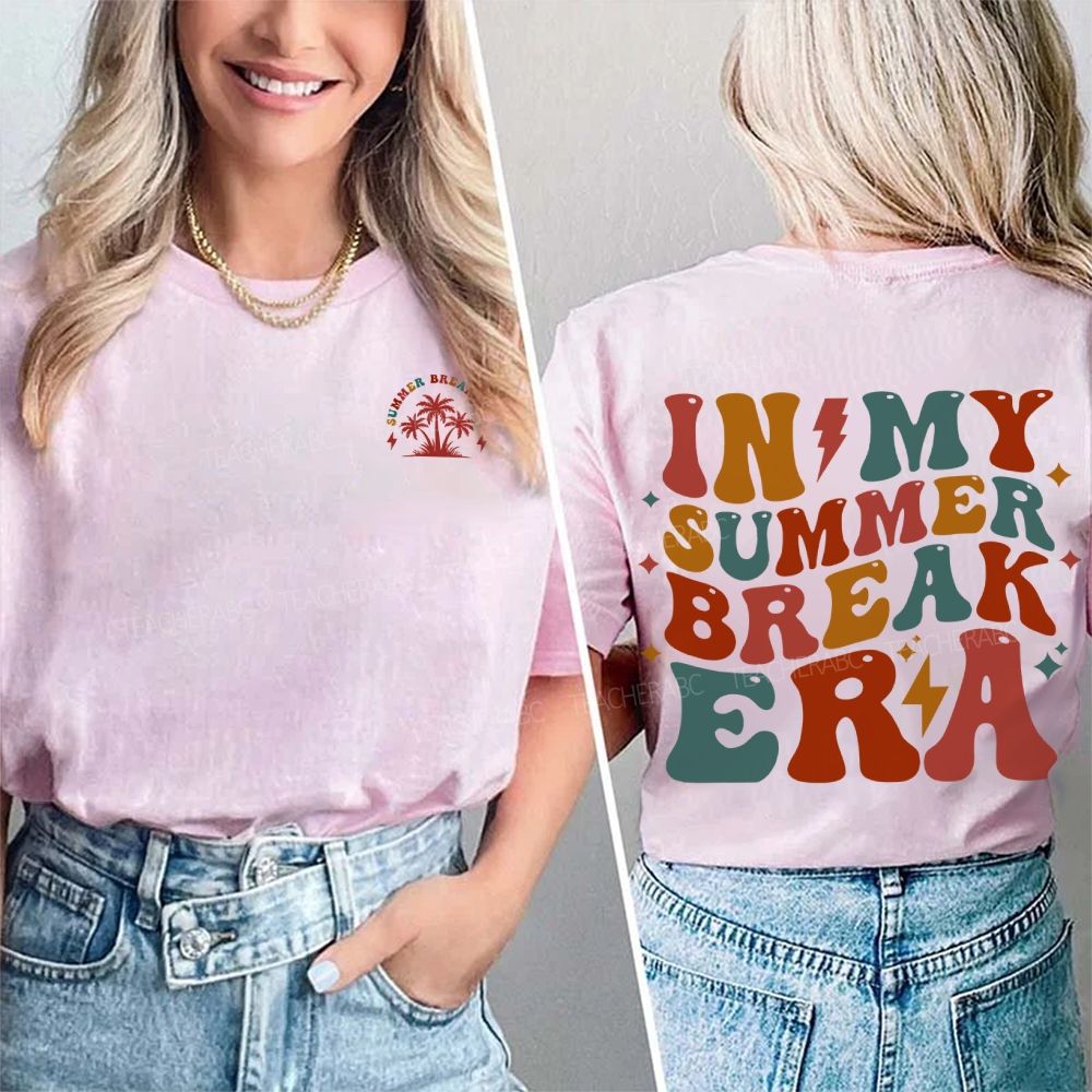 In My Summer Break Era Double Printed T-shirt