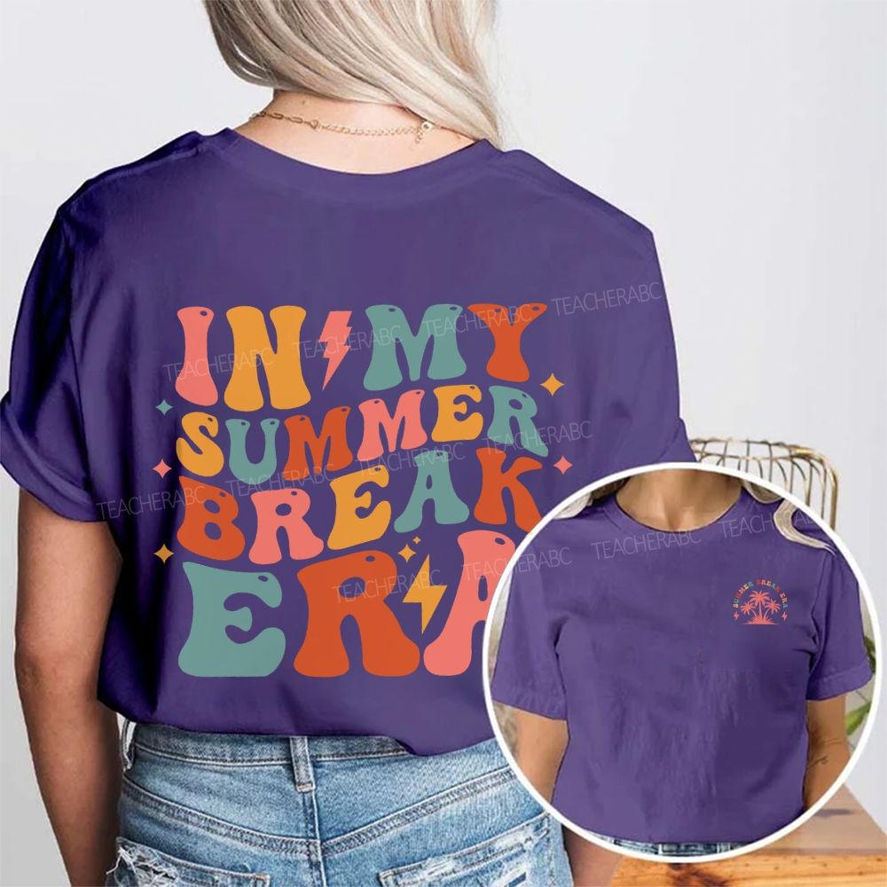 In My Summer Break Era Double Printed T-shirt