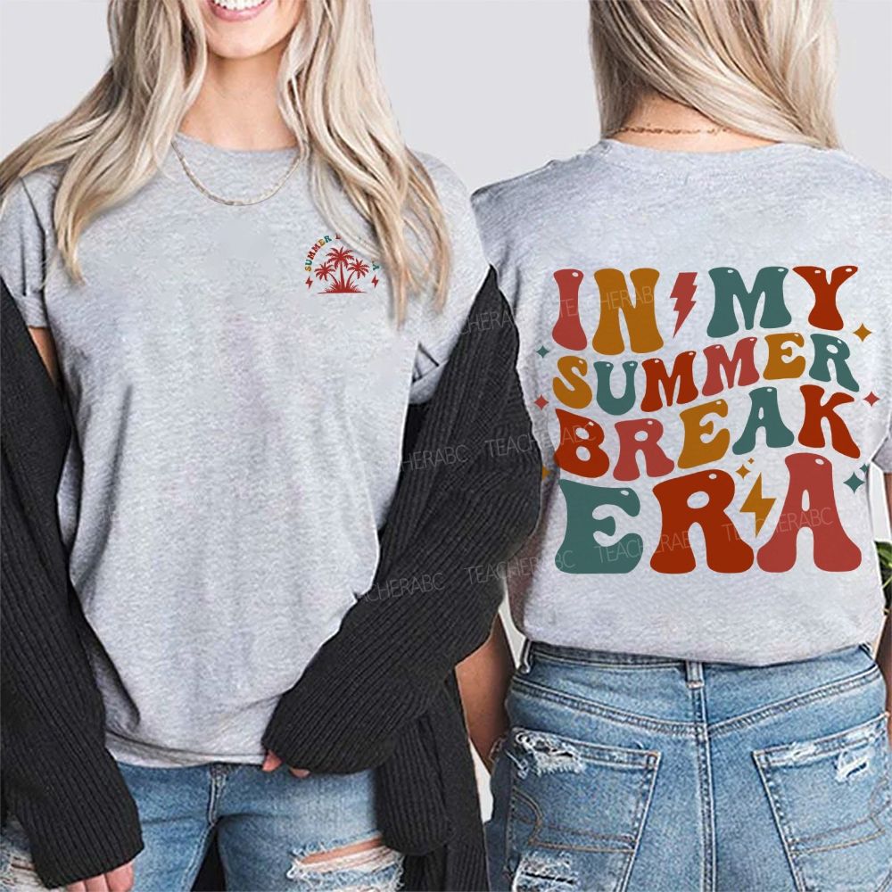 In My Summer Break Era Double Printed T-shirt