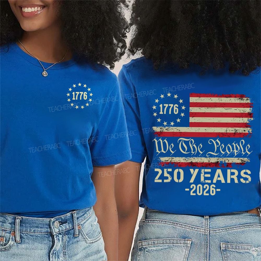 Do The People 250 Years 2026 Double Printed T-shirt